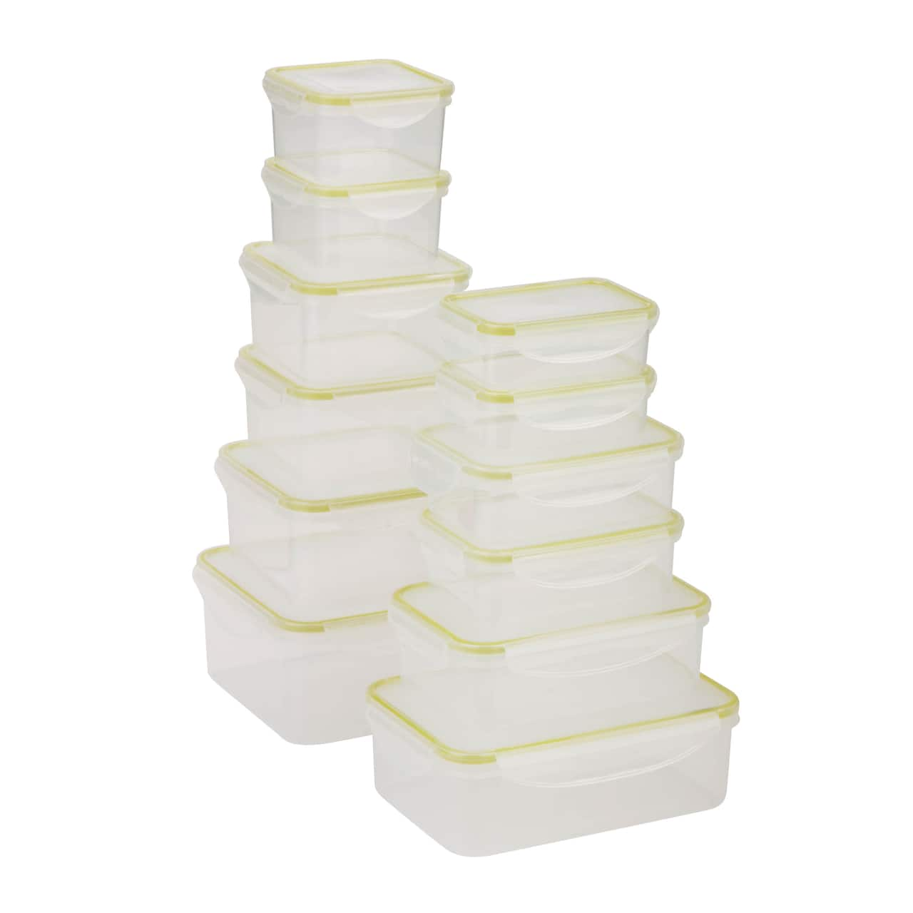 Honey Can Do Locking Food Storage Set, 24 Pieces